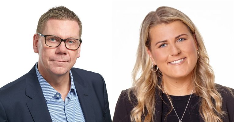 Anders Grillhammar och Stina Ströby från Sopra Steria som genomförde undersökning om projektmedlemmar