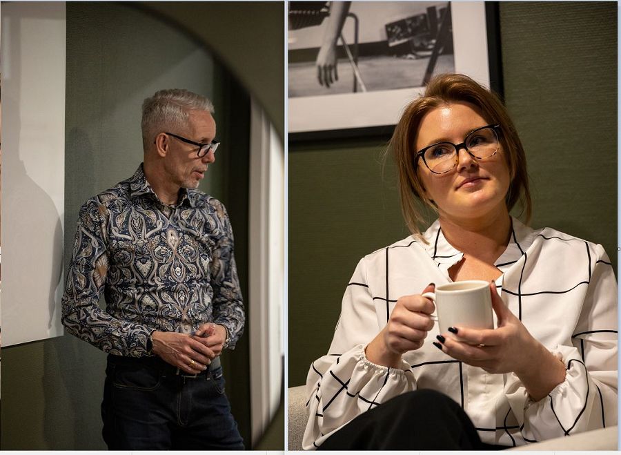 Torbjörn Dahlström och Natalie Heisner från Onbird diskuterar agila arbetssätt och projektledning