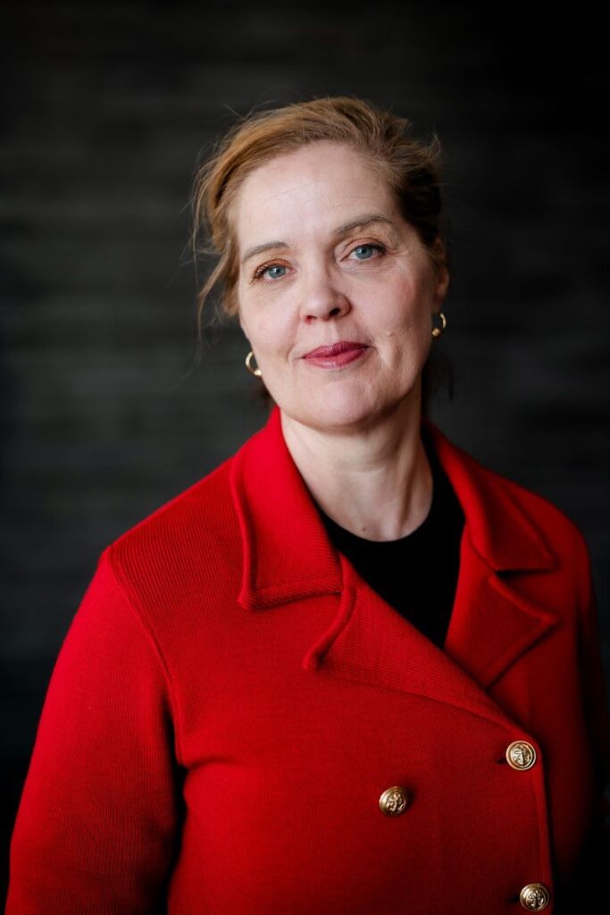 Karin Karlsson Årets projektledare 2024 Eurovision Song Contest Malmö i röd kappa